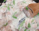 丸ごとかぼちゃとハムの秋グラタン作り方7写真