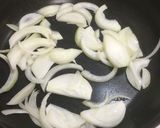 豆苗と豚肉のポン酢炒め作り方1写真