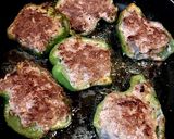 簡単に！手を汚さんようにピーマン肉詰め作り方8写真