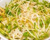 【簡単】豆苗とキムチの栄養◎旨辛素麺♡作り方5写真