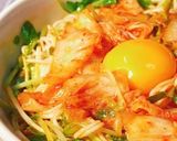 【簡単】豆苗とキムチの栄養◎旨辛素麺♡作り方6写真