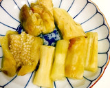 簡単！あと一品☆焼きなすの明太とろろ作り方2写真