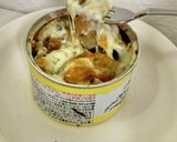 パングラタン☆缶詰アヒージョ残りオイルで作り方5写真
