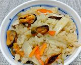 ムール貝の炊き込みご飯(解凍ムール貝)作り方5写真