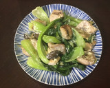 鮭の白子と青梗菜のマヨネーズ炒め作り方4写真