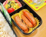 簡単お弁当☆ウインナーのマーガリン焼き♪作り方7写真