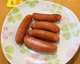 簡単お弁当☆ウインナーのマーガリン焼き♪作り方8写真