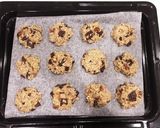 チョコバナナのオートミールクッキー作り方4写真