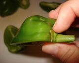 ピーマンのへたのとり方作り方1写真