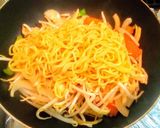 豚ロースのガーリック味噌だれの焼きそば作り方10写真