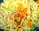 豚ロースのガーリック味噌だれの焼きそば作り方11写真
