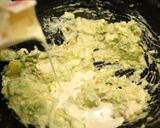 うどんでクリーミーアボカド作り方7写真