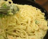 うどんでクリーミーアボカド作り方9写真