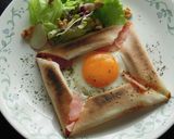 春巻きの皮で♪簡単ハムチーズガレット作り方11写真