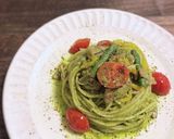 ベーコンと彩り野菜の大葉ジェノベーゼ作り方6写真