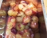 巨峰の寒天寄せ　砂糖なし♪ 秋の味覚作り方1写真