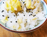 食欲の秋だ!旬の味覚、簡単栗ごはん!!作り方7写真