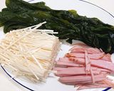 えのきとハムとワカメのかき揚げ作り方1写真