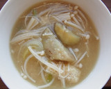 とろとろ茄子とえのきの味噌汁♪作り方6写真