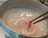 豚しゃぶのっけ　塩ラーメン作り方1写真