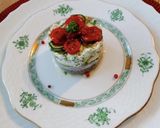 イワシとズッキーニのセルクル仕立て作り方8写真
