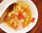 【簡単】野菜たっぷり　コンソメスープ作り方7写真