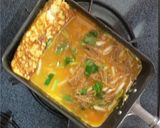 辛口なめ茸大蒜と三つ葉の出汁巻き卵作り方6写真