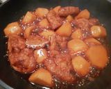 里芋の煮っ転がし+がんも☆お弁当副菜にも作り方5写真
