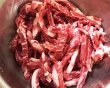 簡単旨辛♫青椒肉絲のどんぶり☆作り方1写真