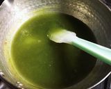 オオバコ　桑の葉茶で抹茶風健康わらび餅作り方2写真