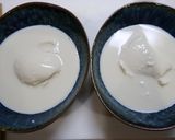 レンジで簡単！豆腐の豆乳煮☆湯葉作り方1写真