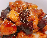さつまいもと鶏もも肉の韓国風炒め♡作り方7写真