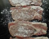 ハムと豚肉の重ね焼き作り方4写真