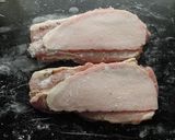 ハムと豚肉の重ね焼き作り方7写真