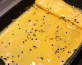 我が家の定番　ゴマチーズ卵焼き作り方3写真