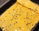 我が家の定番　ゴマチーズ卵焼き作り方3写真