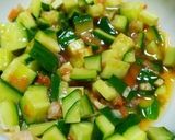 胡瓜のたたき～梅干しと茗荷で美味しく作り方6写真