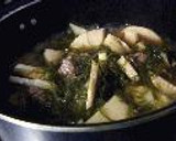 筍と切り昆布の煮物作り方4写真