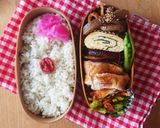 お弁当★玉子焼き★チーズ&焼き海苔入り作り方5写真