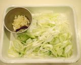 ひやむぎでさんまのオリーブオイル作り方4写真