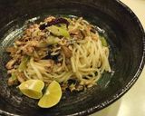 ひやむぎでさんまのオリーブオイル作り方10写真