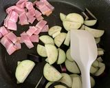 茄子とベーコンのカレー炒め作り方2写真