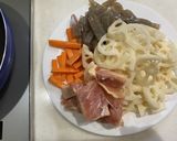 旬レンコンと蒟蒻のきんぴら作り方1写真