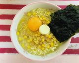 包丁使わずしおバターコーンのらーめん♪♪作り方4写真
