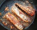 オイルサーディン焦がし醤油炒め作り方6写真