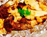 松茸そっくり☆サマツと海老のホイル焼き作り方4写真