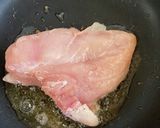 肉嫌いっ子も平気?若鶏胸肉魚煮汁焼き♩作り方3写真
