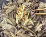 簡単☆ゴボウと牛肉のきんぴら作り方5写真