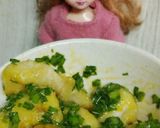 リカちゃん♡赤魚のニラ黄身ソース絡め*｡作り方17写真