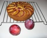 夏の終わりのスモモ(太陽)のケーキ作り方7写真